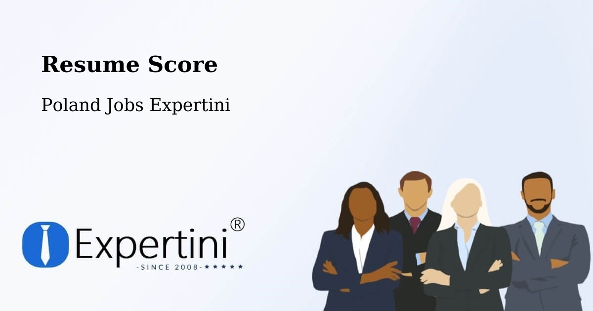 Resume Score & Job Description Match Tool – Regnów - Poland Jobs Expertini